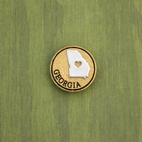 Georgia state sign Buttons