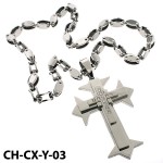STAINLESS STEEL CROSS AND NECKLACE 4