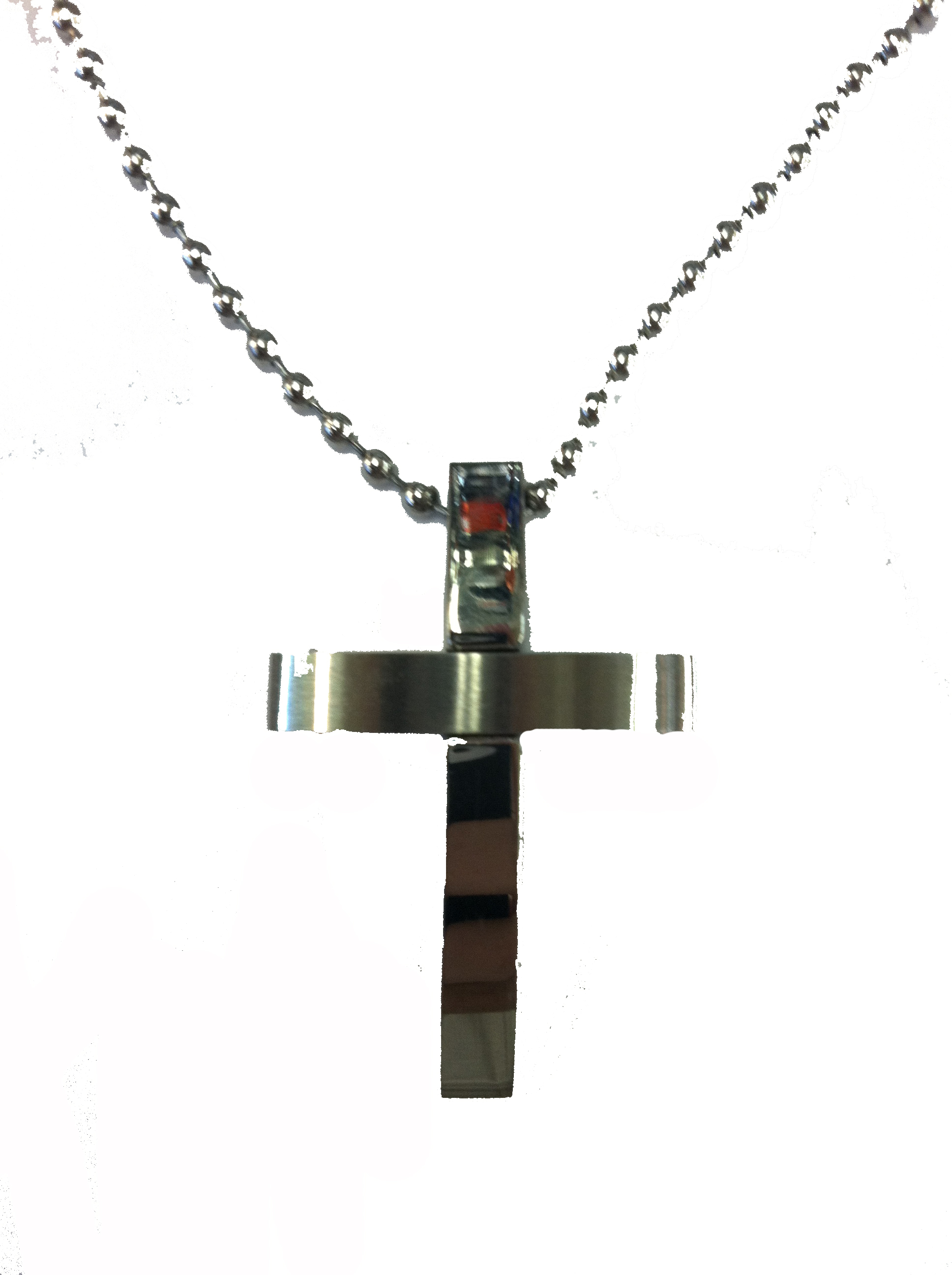 Stainless Steel Cross and necklace