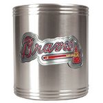 Atlanta Braves Stainless Steel Can Holder (Primary Logo)
