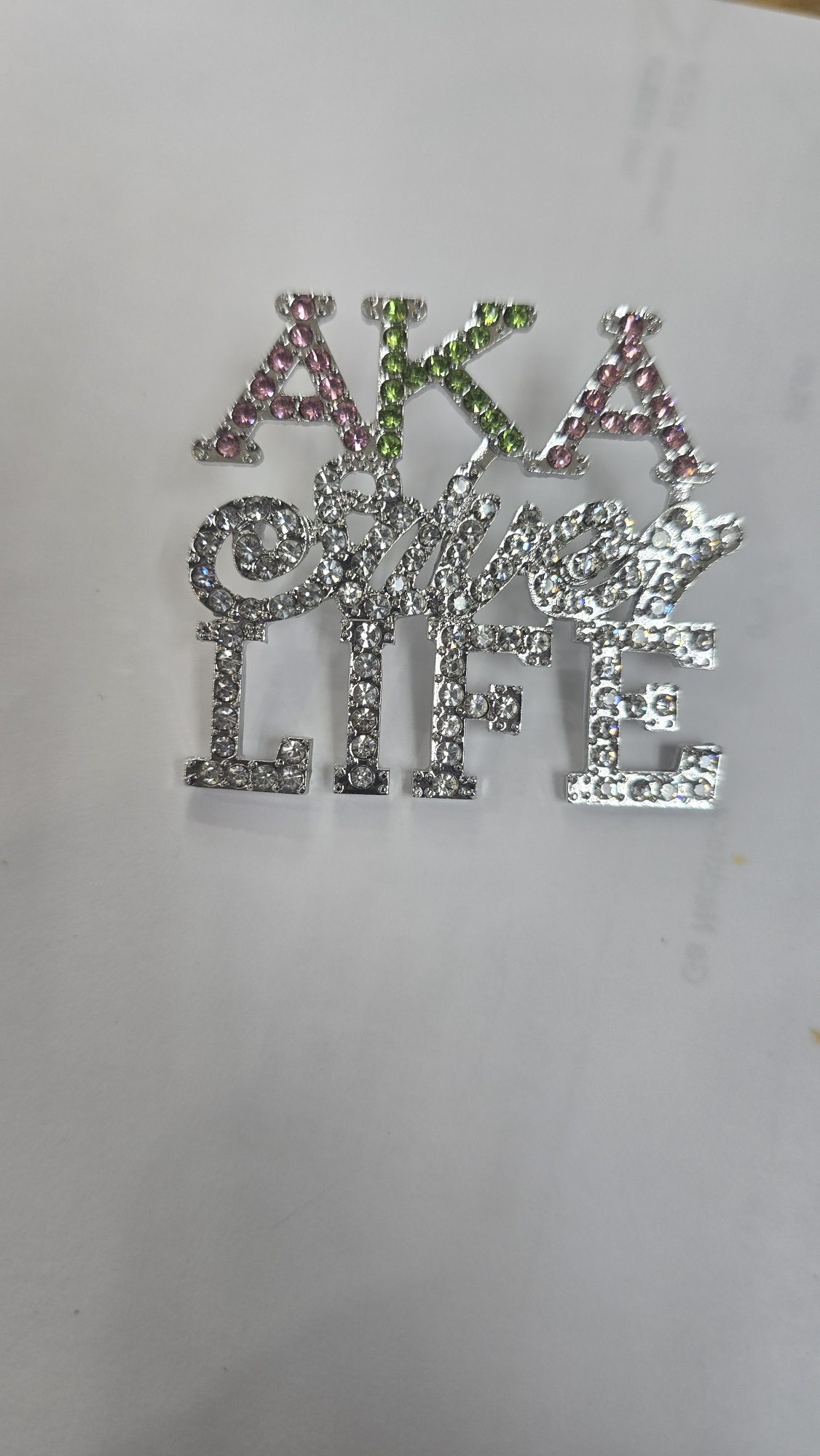 Pin Silver sorer