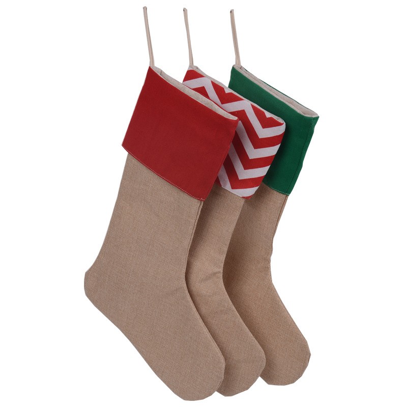 Santa socks bag