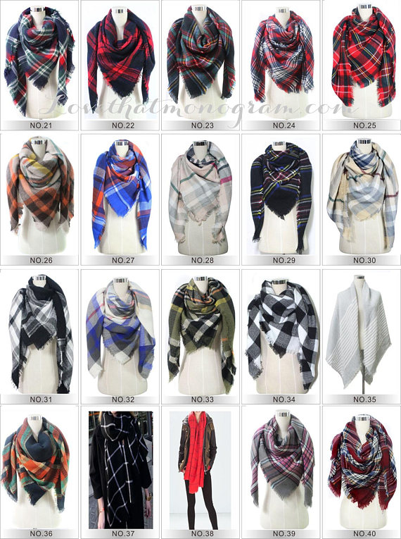 BLACK FRIDAY Plaid scarf $4,99