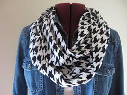 Scarf Infinity Hounds tooth