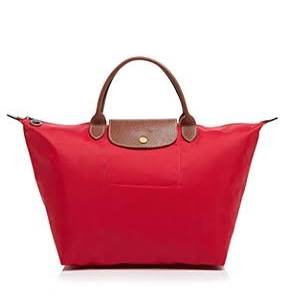 Nylon Designer tote Bag Red