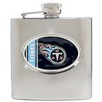 Tennessee Titans 6oz Stainless Steel Flask (Oval Logo)