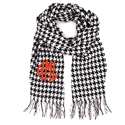 Hounds tooth scarf